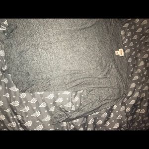 Grey half sleeved tee